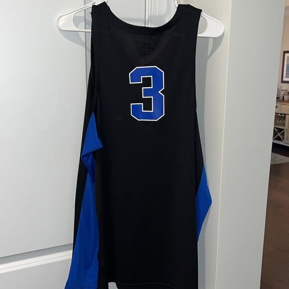 New Black Elite Duke Blue Devils BBall 🏀Basketball Jersey XL #3 Isiah Evans NWOT - Picture 4 of 6